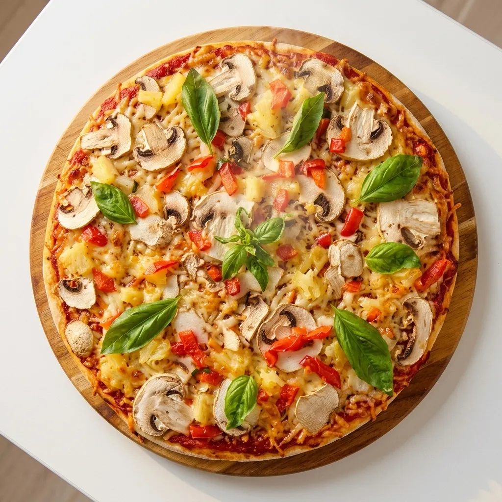 100% gluten-free fire-roasted pizza at Avatara Food Truck in Calgary, AB